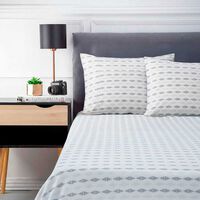 Juego de Sábanas Diseño Zibel 1.5 Plazas 180 Hilos Trama, Rombus