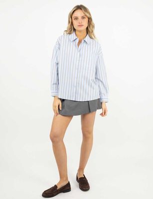 Imagen 2 del producto Blusa Manga Larga Mujer Icono Celeste