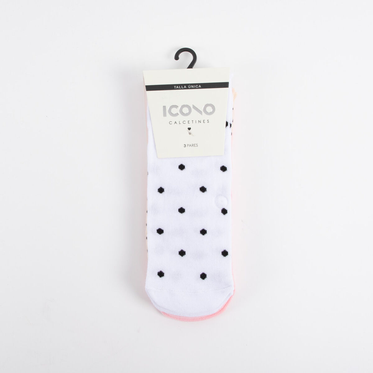 Pack 3 Calcetines Corto Mujer Icono