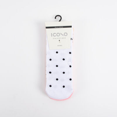Pack 3 Calcetines Corto Mujer Icono Surtido