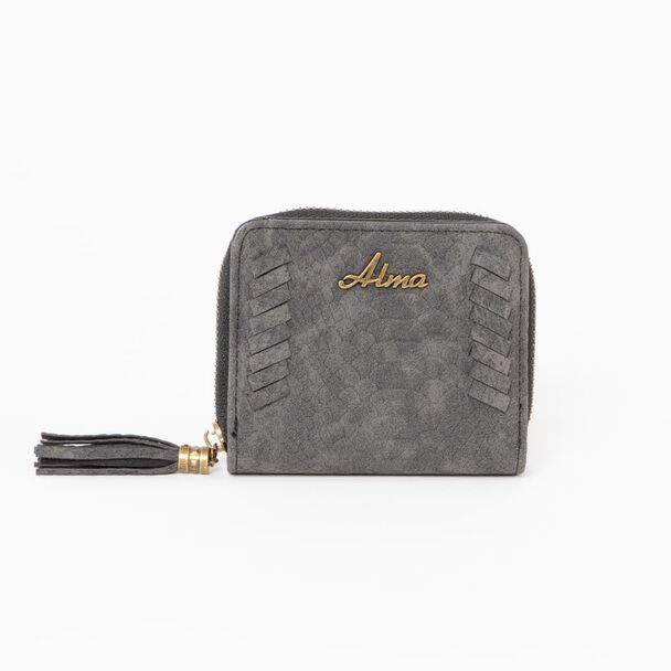 Billetera Ecocuero Gris Alma