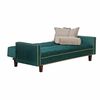 Futón Black Factory Vanguardia 3 Cuerpos Verde Beige