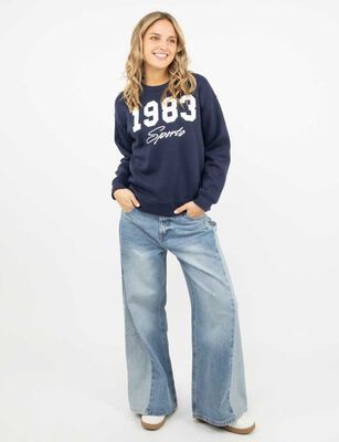 Imagen 2 del producto Polerón Mujer Icono Navy