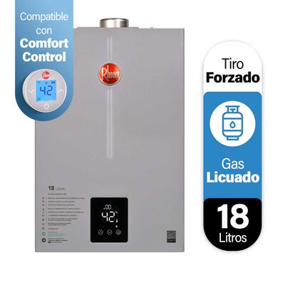 Imagen 1 del producto Calefont 18 litros Gas licuado Tiro forzado Rheem