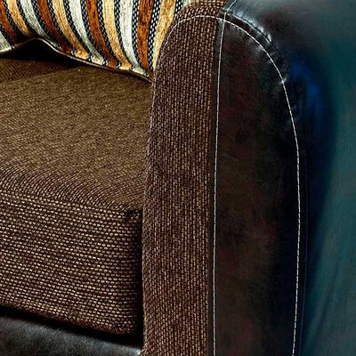 Imagen 2 del producto Juego de Living Elegant Detail Oklahoma Sofá 3 Cuerpos + Sofá 2 Cuerpos + Sillón 1 Cuerpo Café