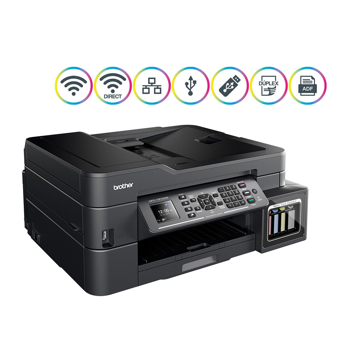 Multifuncional Brother Tinta Continua MFC-T910DW WiFi