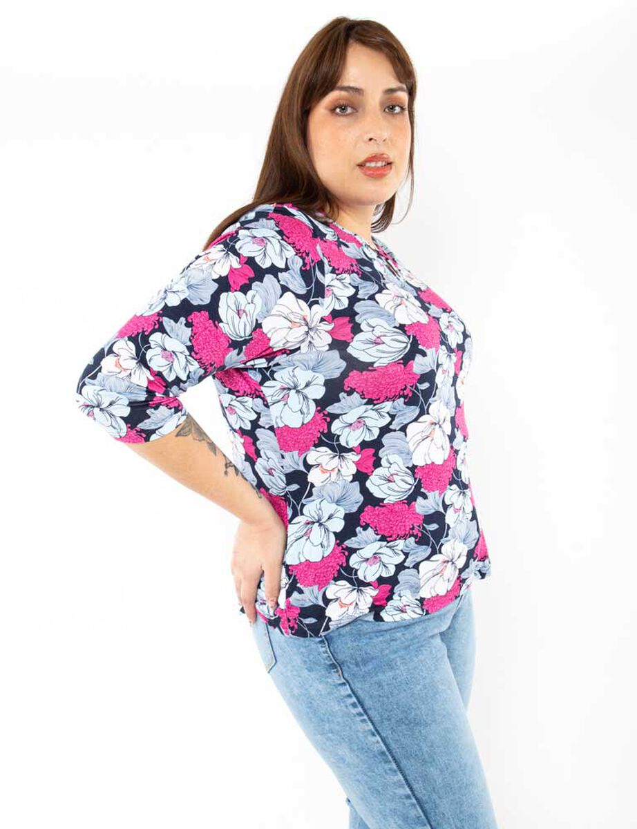 Polera Manga 3/4 Mujer Extralindas