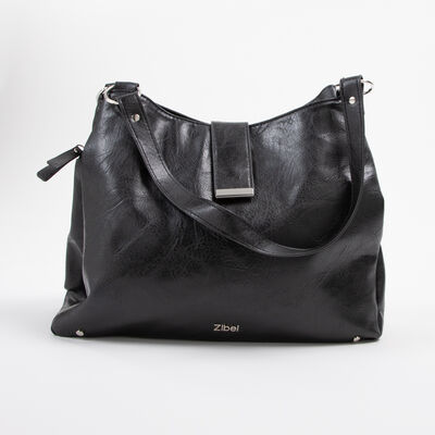 Cartera Tote Negra Zibel