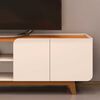 Rack TV Vekkahome Nadine Hasta 75" Beige Café