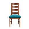Juego de Comedor Latam Home Sevilla Granada 2 Sillas + 2 Bancas Velvet Turquesa