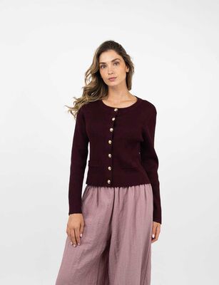 Imagen 1 del producto Sweater Mujer Zibel Burdeo