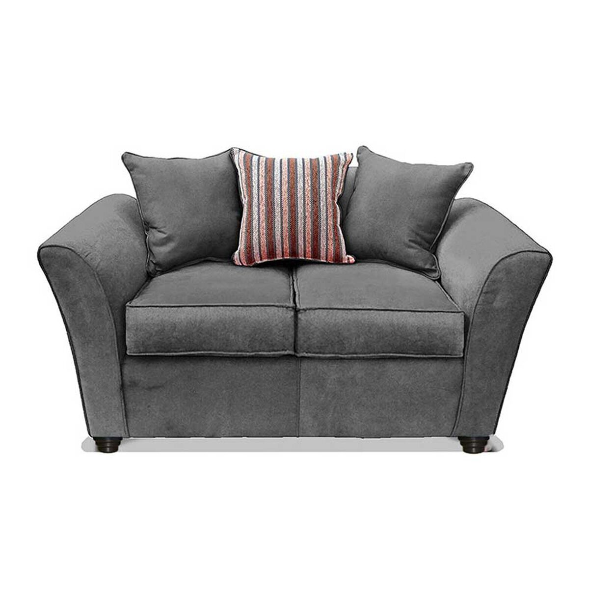 Juego de Living Elegant Detail Minesota Sofá 3 Cuerpos + Sofá 2 Cuerpos Gris