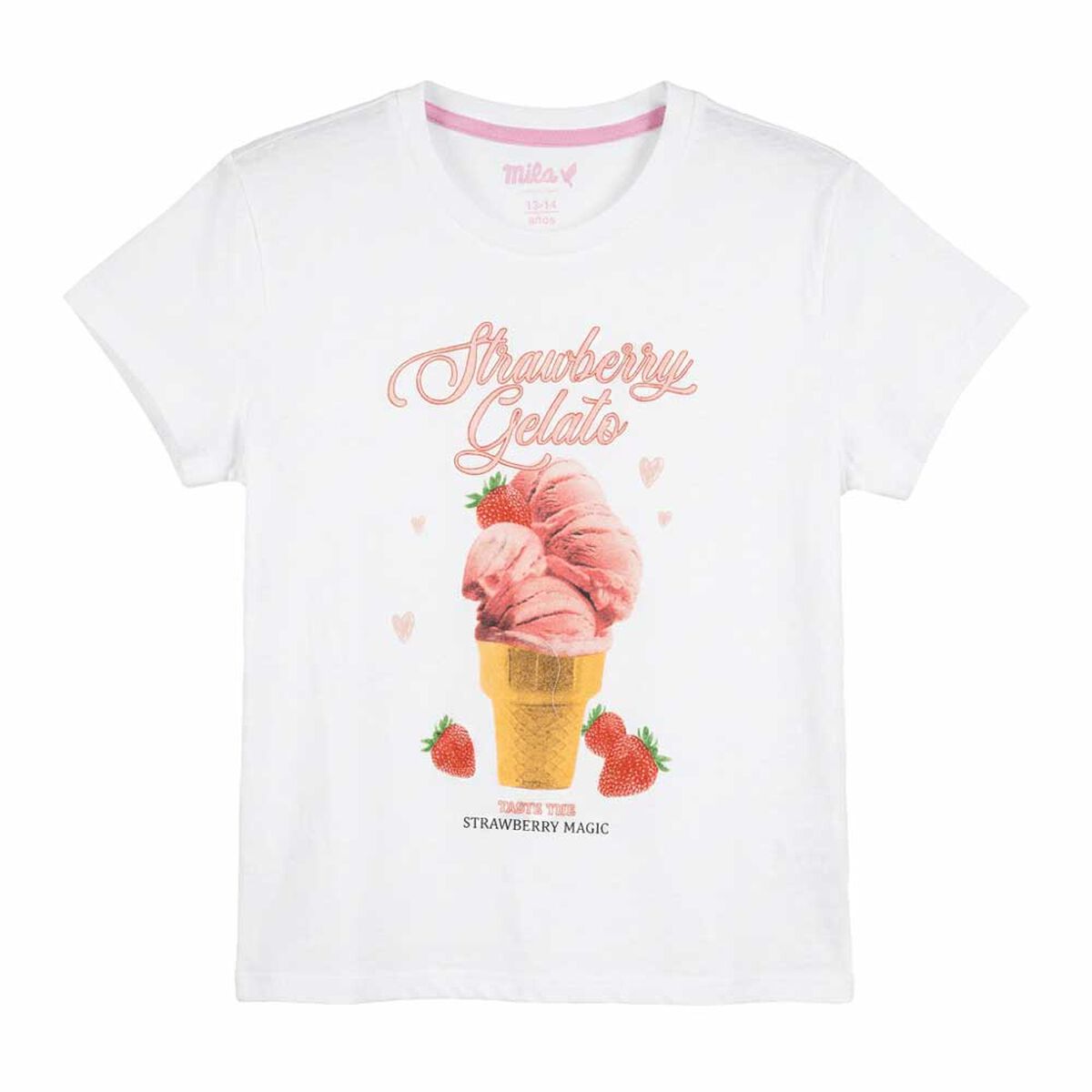 Polera Manga Corta Ni&ntilde;a Mila