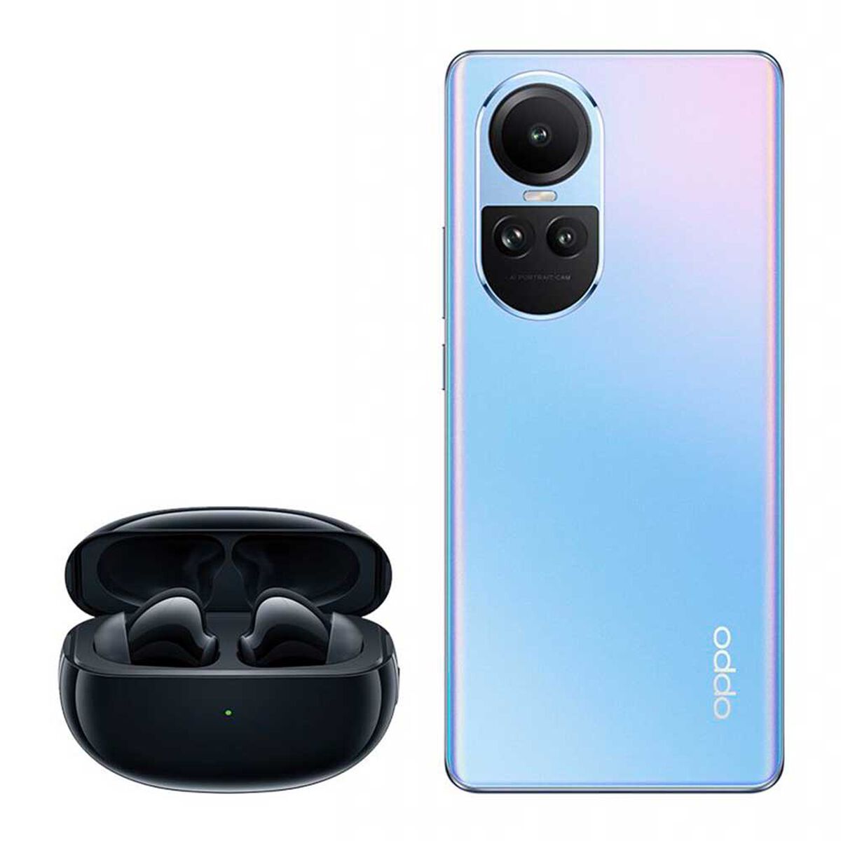Celular Oppo Reno 10 5G 256GB 6,7" Ice Blue Liberado Bundle