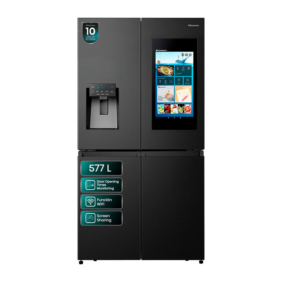 Refrigerador Side by Side Hisense Cross Door RQ697HB 577 L