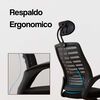 Silla de Escritorio Arthome Madrid Negra