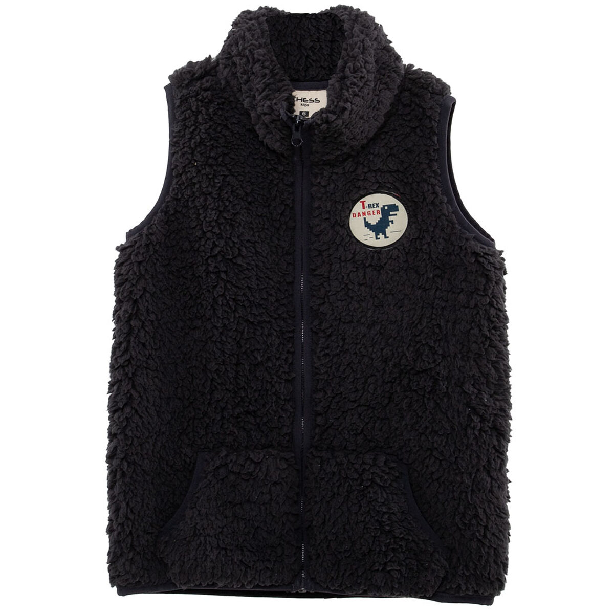 Chaqueta Peluda sin Mangas Niño Chess