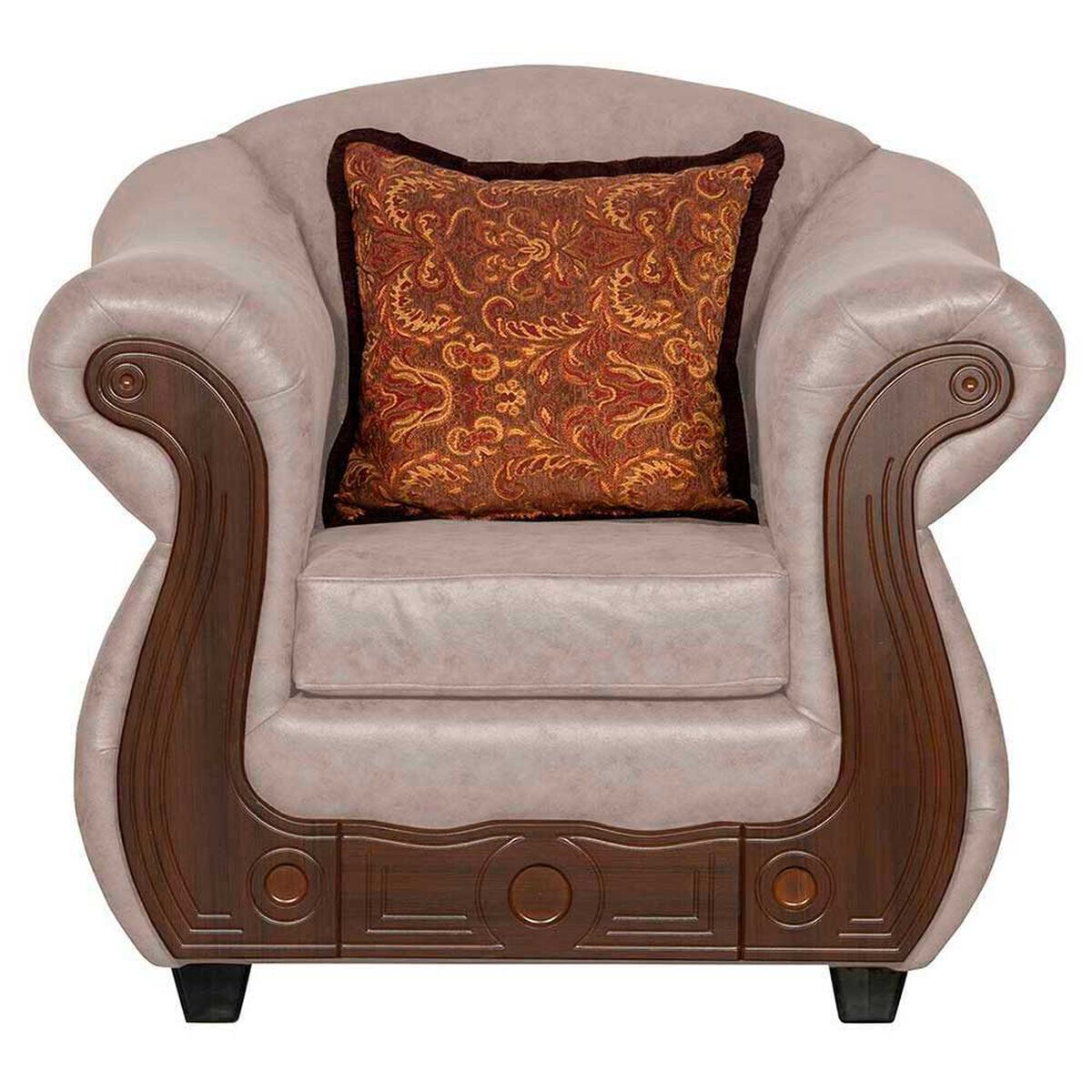 Juego de Living Black Factory Estambul 5 Cuerpos Crema