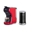 Combo Cafetera EasyWays Milano Coffee 3 en 1 Rojo + Espumador de Leche Milano Milk 4 en 1