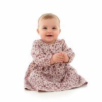 Vestido Chess Baby Crudo, Lila