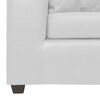 Juego de Living Innovamuebles Kahlo Sofá 3 Cuerpos + Dos Sillones 1 Cuerpo Blanco