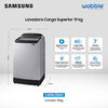 Lavadora Automática Samsung WA19T6260BYZS 19 kg.