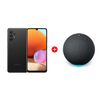 Combo Celular Samsung Galaxy A32 LTE 128GB 6,4" Awesome Black Liberado + Asistente de Voz Amazon Alexa Echo Dot 4ta gen. Charcoal