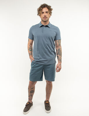 Imagen 2 del producto Polera Piqué Hombre Zibel Azul-Piedr, Blanco, Negro, Verde