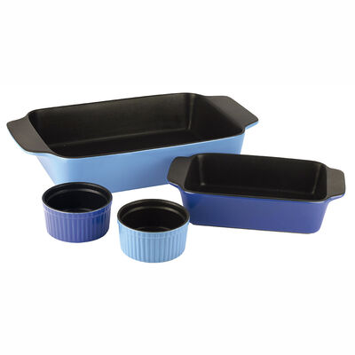 Set Asaderas y Ramekin Cerámica con Antiadherente Fantuzzi Oceano