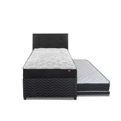 Imagen 2 del producto Cama Nido Flex 1,5 Plazas Therapedic Plus  + Respaldo