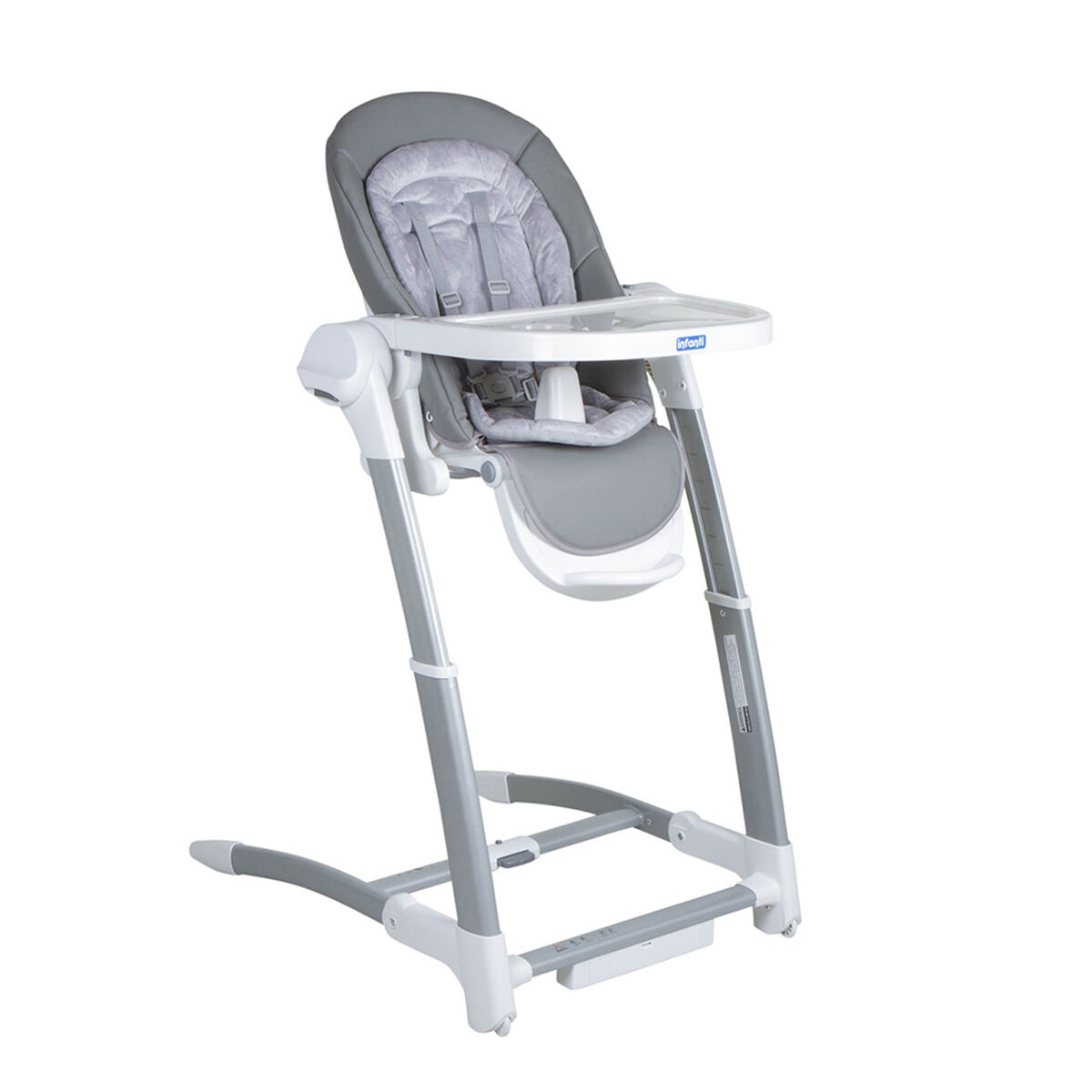 Silla de Comer 3 en 1 Pomodoro Grigio Infanti