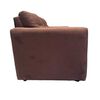 Juego de Living Kea Nize Sofá 3 Cuerpos + Dos Pouf 1 Cuerpo Cañamazo Café
