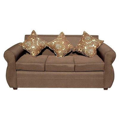 Imagen 2 del producto Juego de Living Almore Francia Sofá 3 Cuerpos + Dos Sillones 1 Cuerpo Café