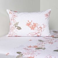 Juego de Sábanas Estampado Cannon 200 Hilos 1,5 Plazas Amaranta