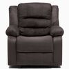 Juego de Living Reclinable Daniels Sof&aacute; 3 Cuerpos + 2 Bergers Martell Gris