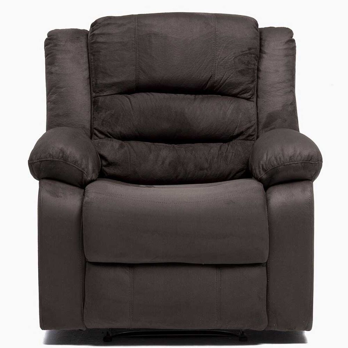 Juego de Living Reclinable Daniels Sof&aacute; 3 Cuerpos + 2 Bergers Martell Gris