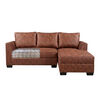 Seccional Derecho Muebles MPR Denver 4 Cuerpos Caf&eacute;