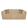 Juego de Living Muebles MYM Leonol Sof&aacute; 3 Cuerpos + Dos Sillones 1 Cuerpo Beige