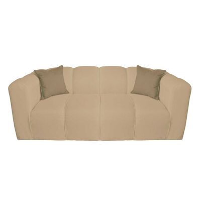 Imagen 2 del producto Juego de Living Muebles MYM Leonol Sofá 3 Cuerpos + Dos Sillones 1 Cuerpo Beige