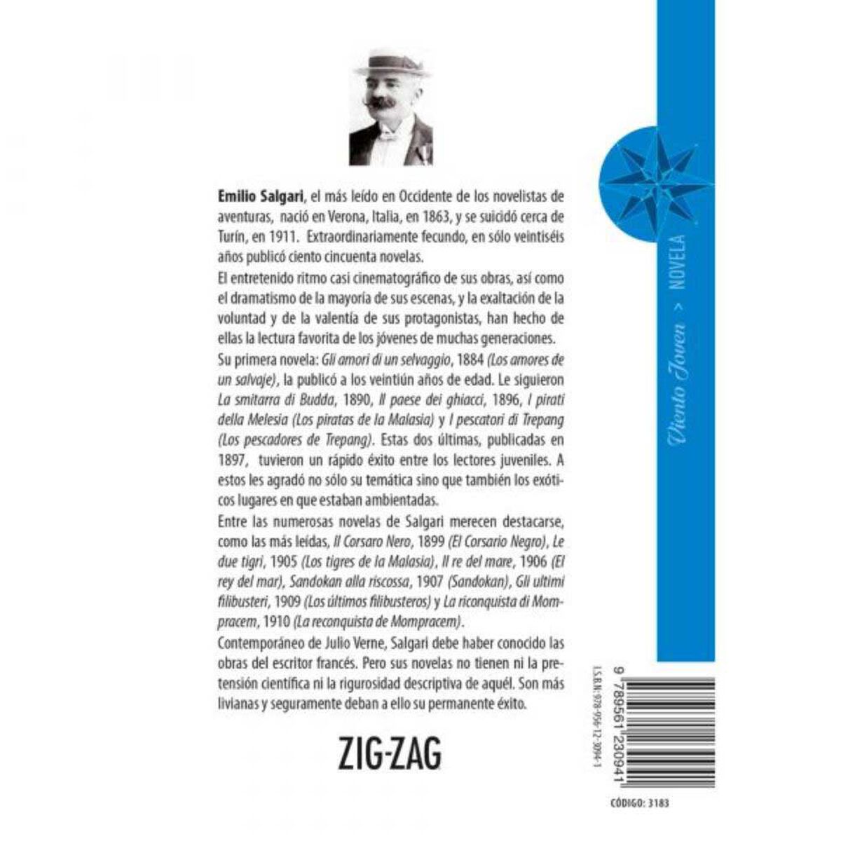 Libro Sandokan Emilio Salgari Zig-Zag