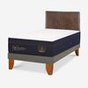 Cama Europea CIC 1,5 Plaza Super Premium +  Respaldo Baker
