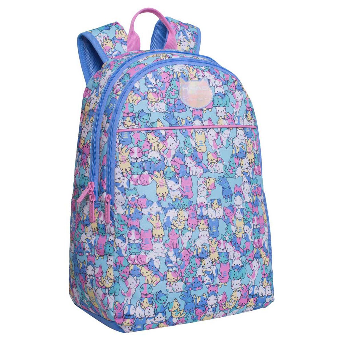 Pack Mochila Espalda Cool Cutie Cat Lavanda Head