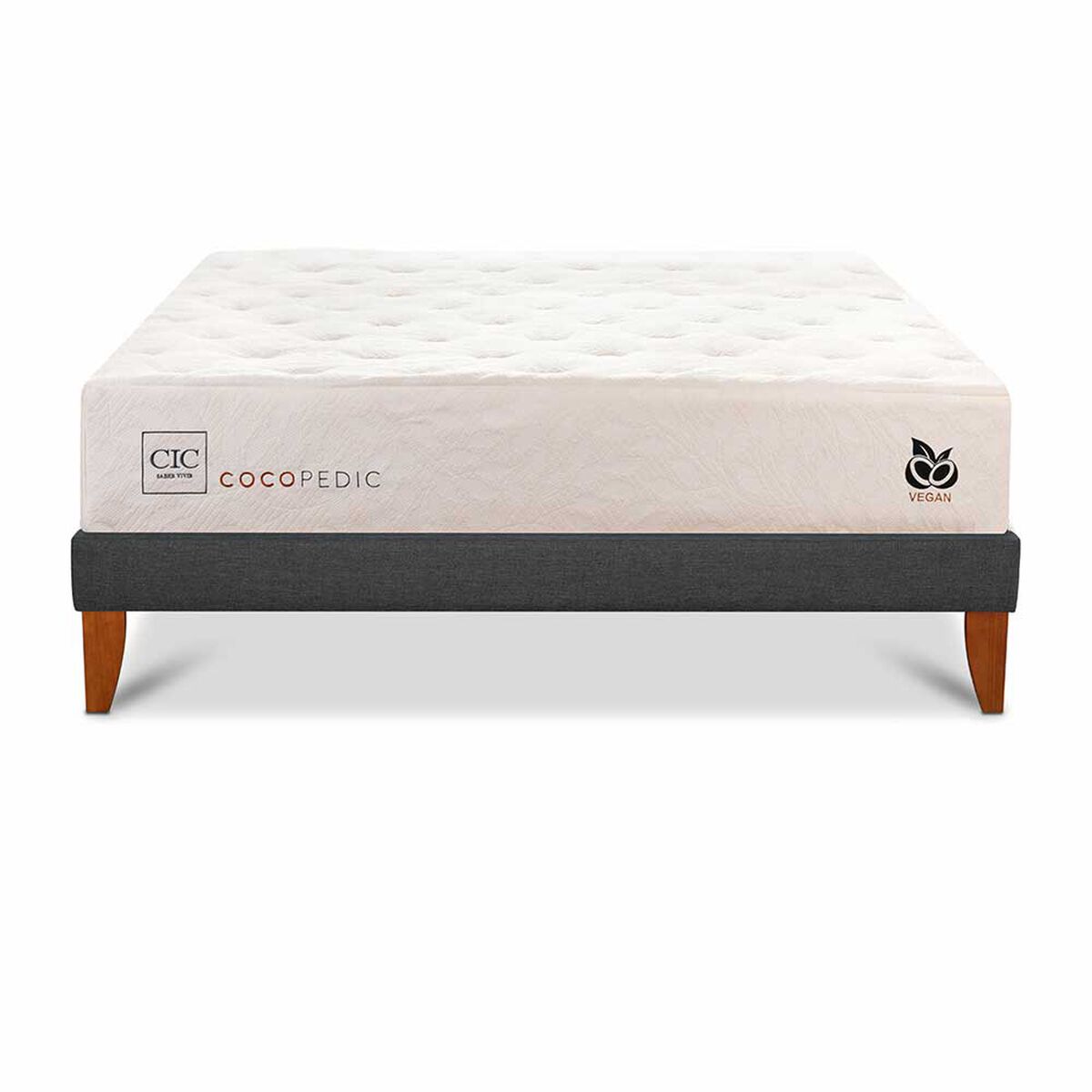Cama Europea CIC Base Normal King Cocopedic