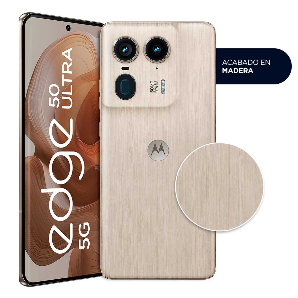 Celular Motorola Edge 50 Ultra 512GB 6,7" Beige Liberado