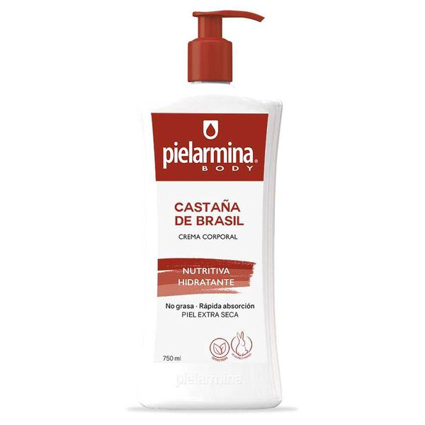 Crema Corporal Nutritiva Hidratante Casta&ntilde;a 750 ml Pielarmina