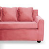 Seccional Latam Home Lucca 3 Cuerpos Palo Rosa