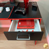 Escritorio Exit Gamer Negro Rojo