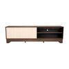 Rack Tuhome Smith Hasta 75" Nogal Europeo-Roble Natural