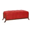 Banqueta Latam Home Marsella Cuero Kentucky Rojo