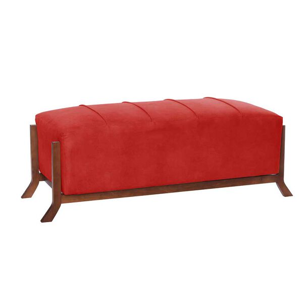 Banqueta Latam Home Marsella Cuero Kentucky Rojo